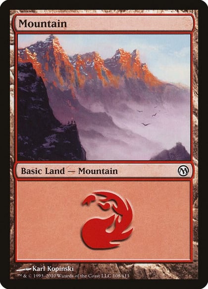 Mountain (108), Duels of the Planeswalkers 108