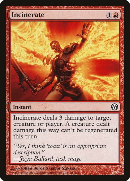 Incinerate, Duels of the Planeswalkers 48