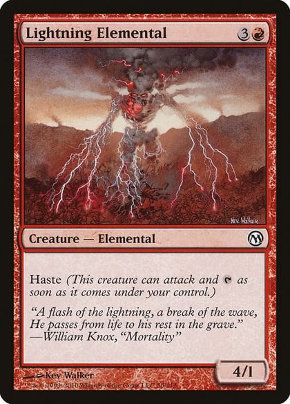 Lightning Elemental, Duels of the Planeswalkers 50
