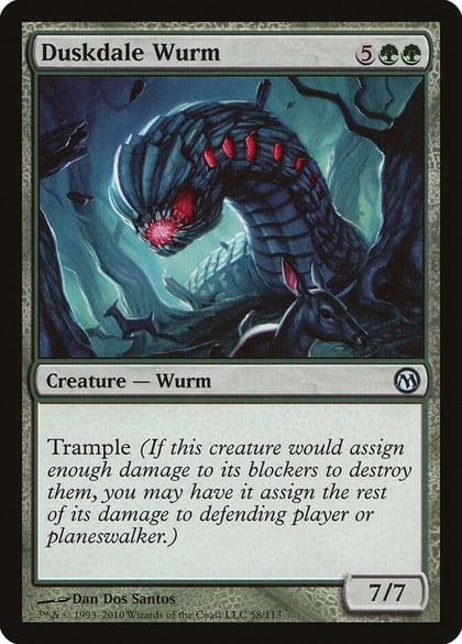 Duskdale Wurm, Duels of the Planeswalkers 58