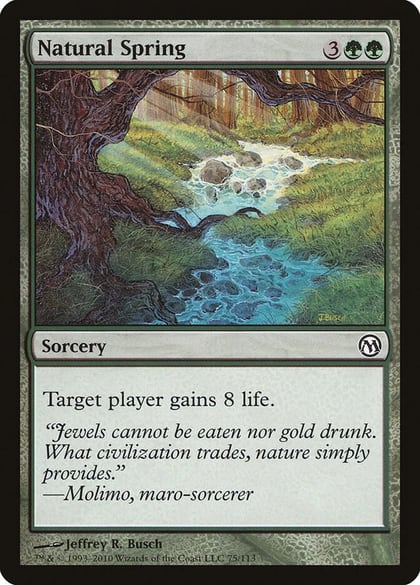 Natural Spring, Duels of the Planeswalkers 75