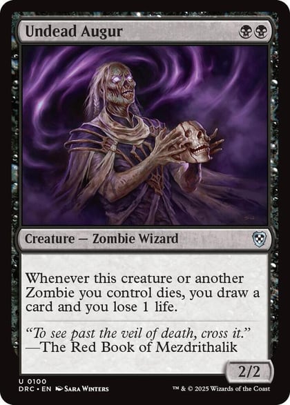 Undead Augur, Commander: Aetherdrift 100