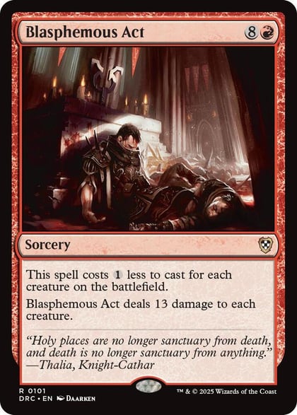 Blasphemous Act, Commander: Aetherdrift 101