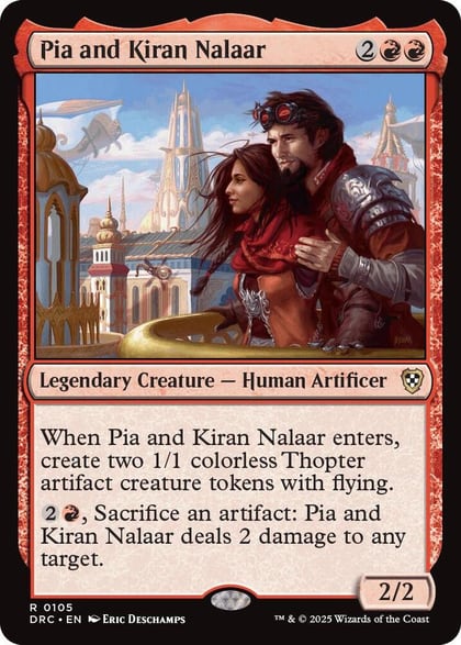 Pia and Kiran Nalaar, Commander: Aetherdrift 105