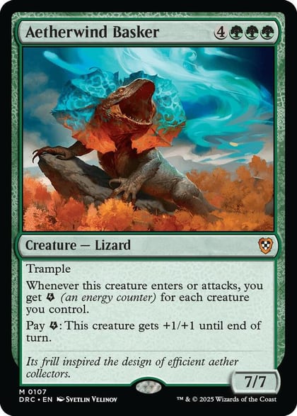 Aetherwind Basker, Commander: Aetherdrift 107