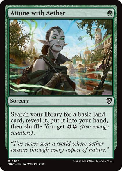 Attune with Aether, Commander: Aetherdrift 109
