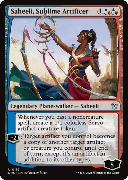 Saheeli, Sublime Artificer, Commander: Aetherdrift 119