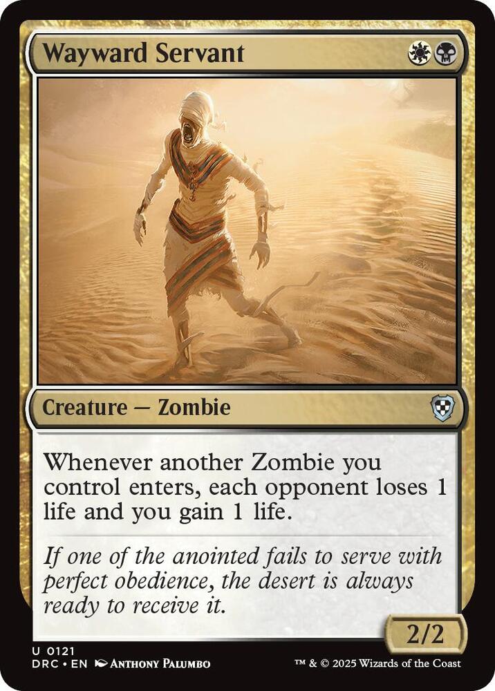Wayward Servant, Commander: Aetherdrift 121