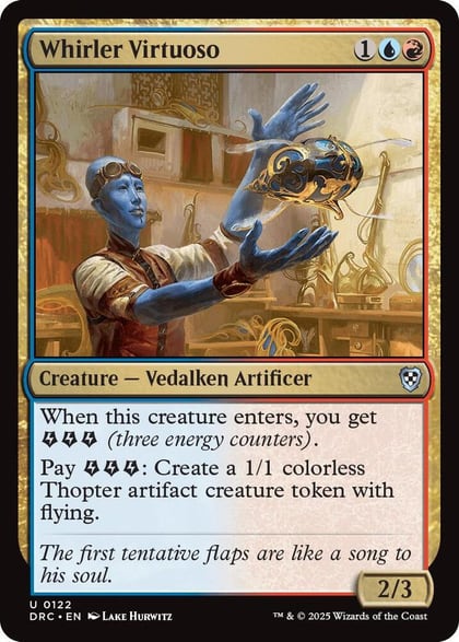 Whirler Virtuoso, Commander: Aetherdrift 122