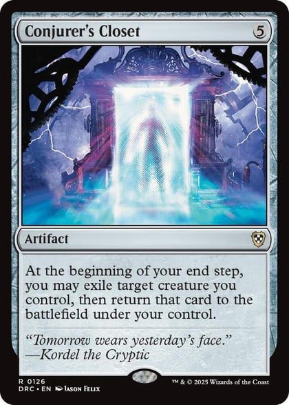 Conjurer's Closet, Commander: Aetherdrift 126