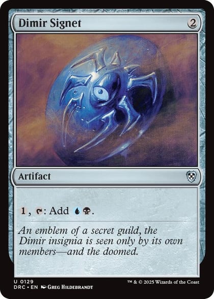 Dimir Signet, Commander: Aetherdrift 129