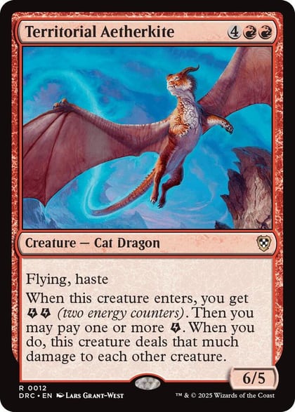 Territorial Aetherkite, Commander: Aetherdrift 12