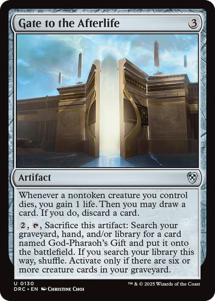 Gate to the Afterlife, Commander: Aetherdrift 130