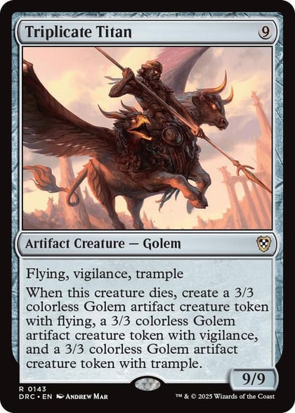 Triplicate Titan, Commander: Aetherdrift 143