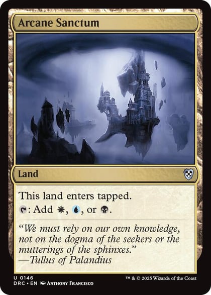 Arcane Sanctum, Commander: Aetherdrift 146