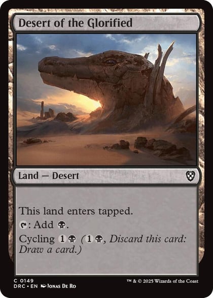 Desert of the Glorified, Commander: Aetherdrift 149