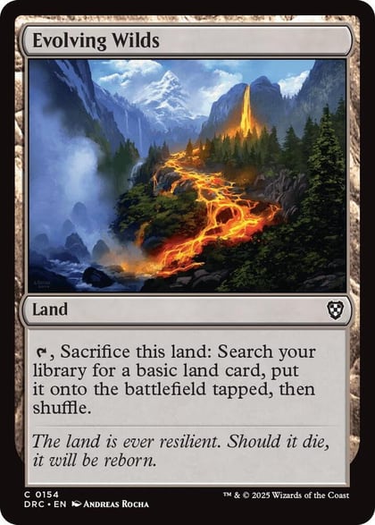 Evolving Wilds (0154), Commander: Aetherdrift 154