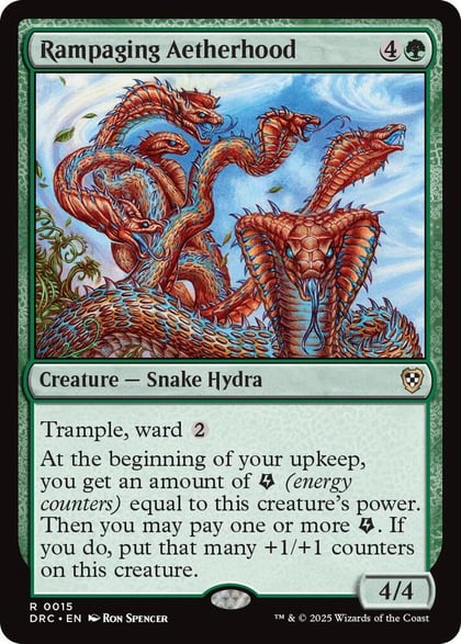 Rampaging Aetherhood, Commander: Aetherdrift 15