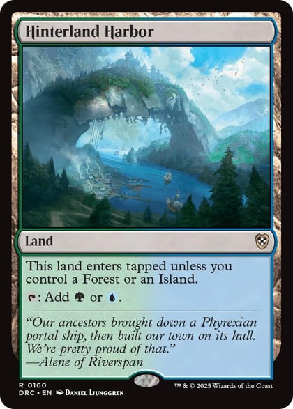 Hinterland Harbor, Commander: Aetherdrift 160