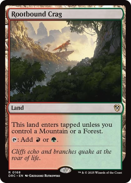Rootbound Crag, Commander: Aetherdrift 168