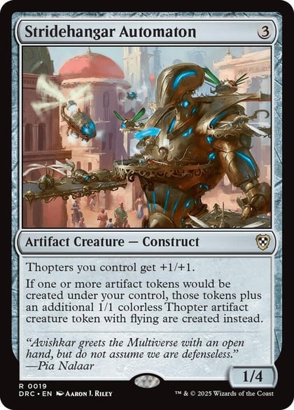 Stridehangar Automaton, Commander: Aetherdrift 19