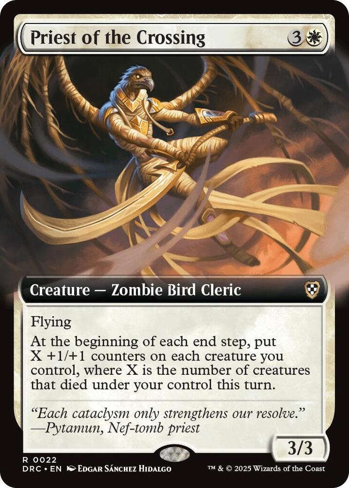 Priest of the Crossing (Extended Art), Commander: Aetherdrift 22