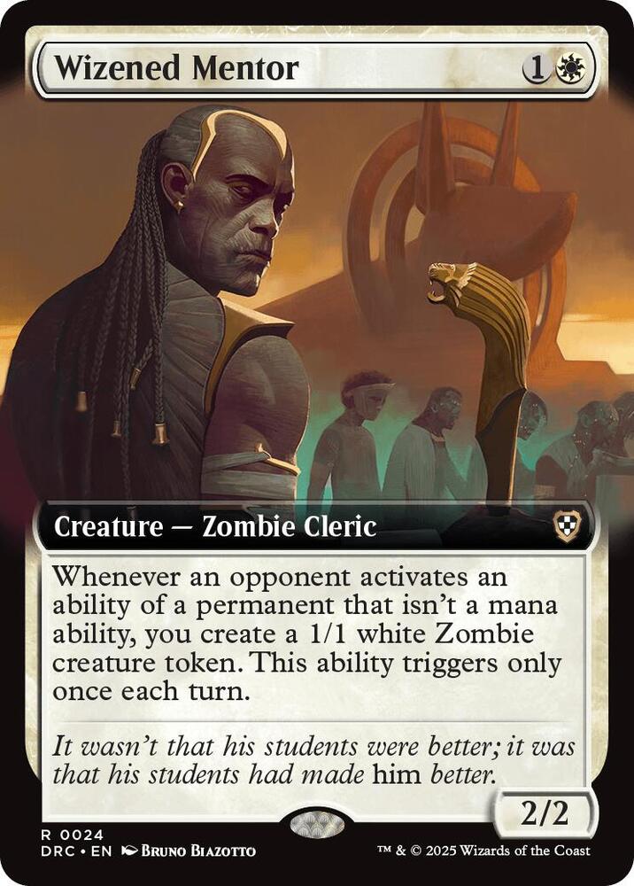 Wizened Mentor (Extended Art), Commander: Aetherdrift 24