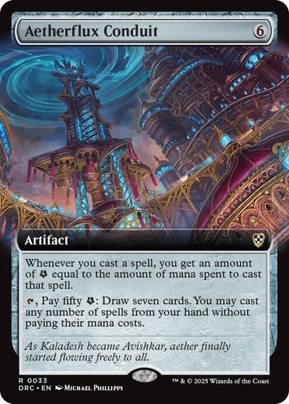 Aetherflux Conduit (Extended Art), Commander: Aetherdrift 33