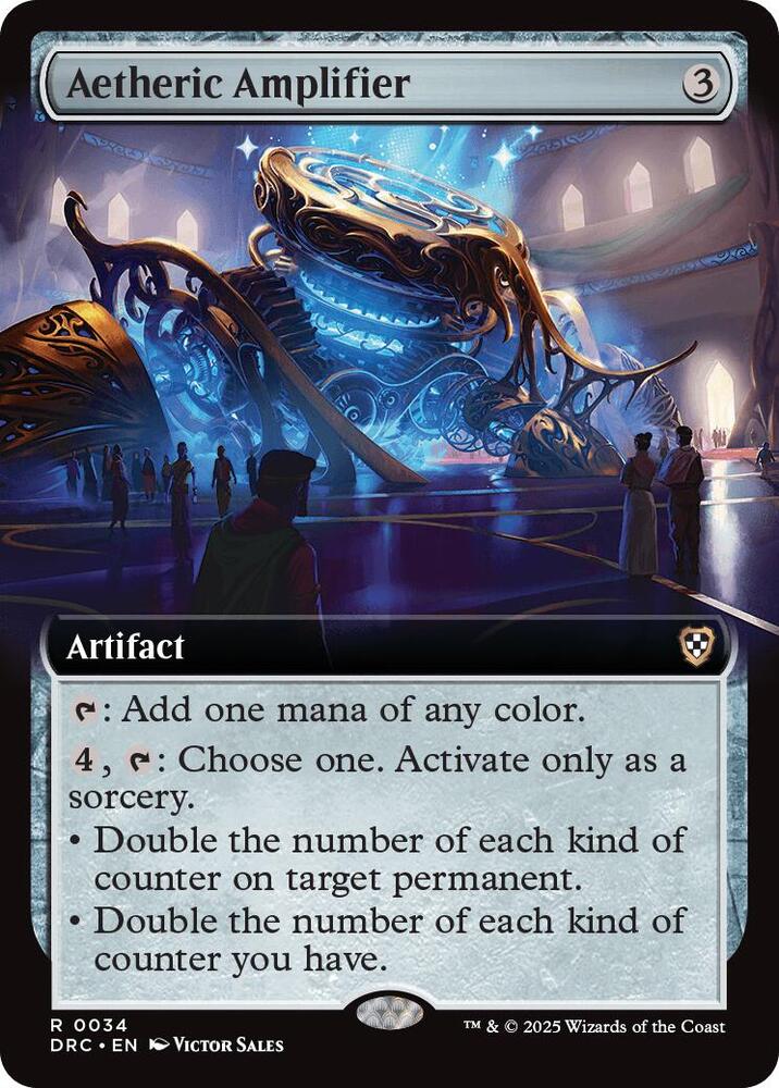 Aetheric Amplifier (Extended Art), Commander: Aetherdrift 34