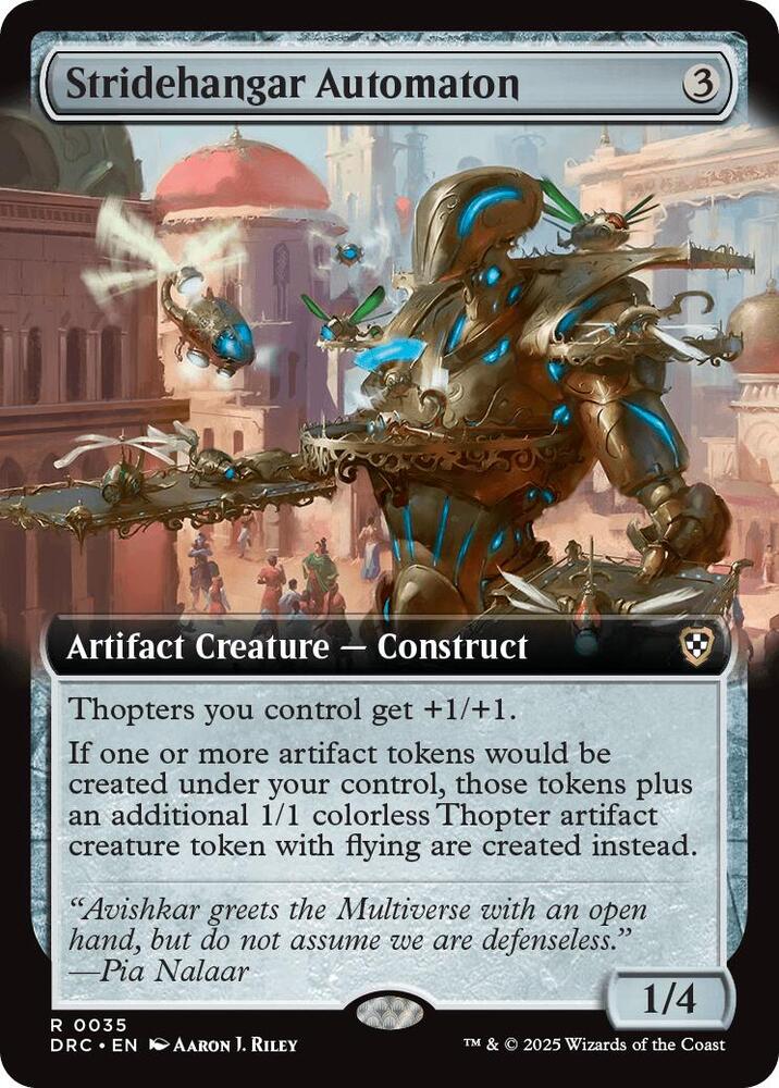 Stridehangar Automaton (Extended Art), Commander: Aetherdrift 35