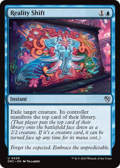 Reality Shift, Commander: Aetherdrift 39