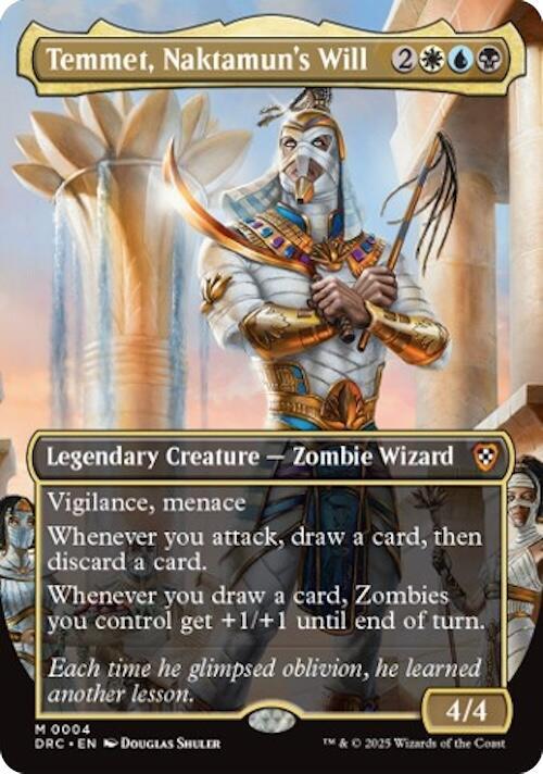 Temmet, Naktamun's Will (Borderless), Commander: Aetherdrift 4