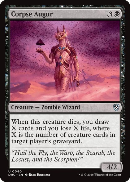 Corpse Augur, Commander: Aetherdrift 40