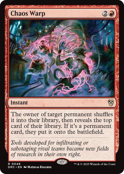 Chaos Warp, Commander: Aetherdrift 48