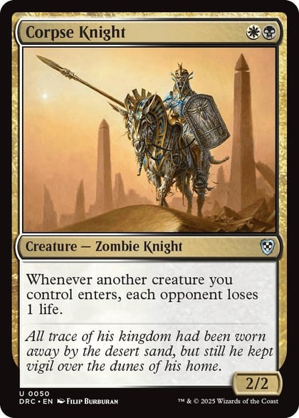 Corpse Knight, Commander: Aetherdrift 50