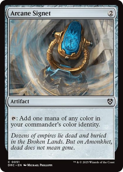 Arcane Signet (0051), Commander: Aetherdrift 51
