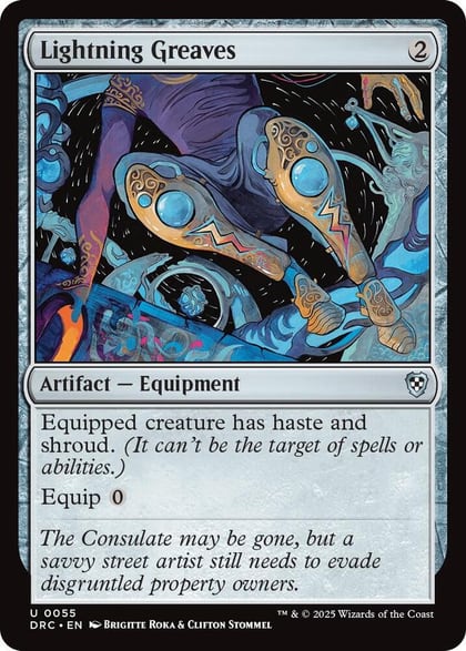 Lightning Greaves, Commander: Aetherdrift 55