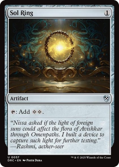 Sol Ring (0057), Commander: Aetherdrift 57