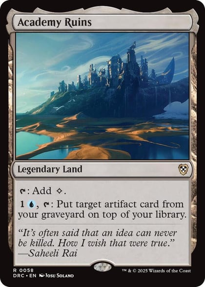 Academy Ruins, Commander: Aetherdrift 58
