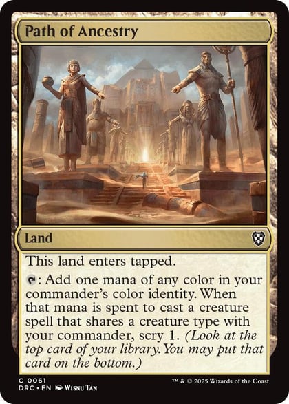 Path of Ancestry (0061), Commander: Aetherdrift 61