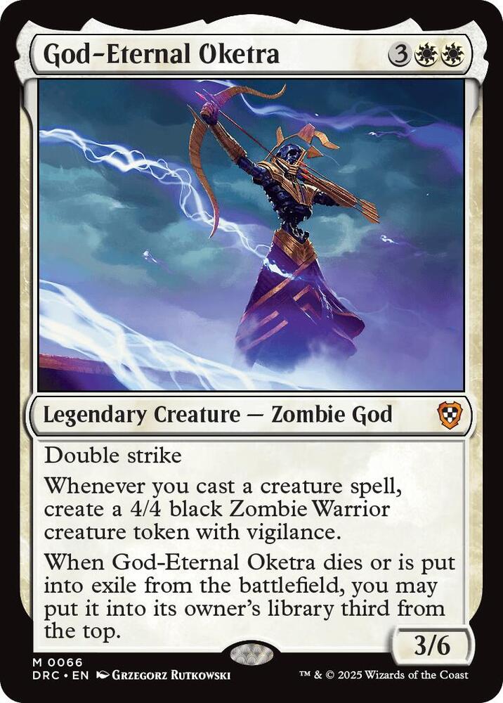 God-Eternal Oketra, Commander: Aetherdrift 66