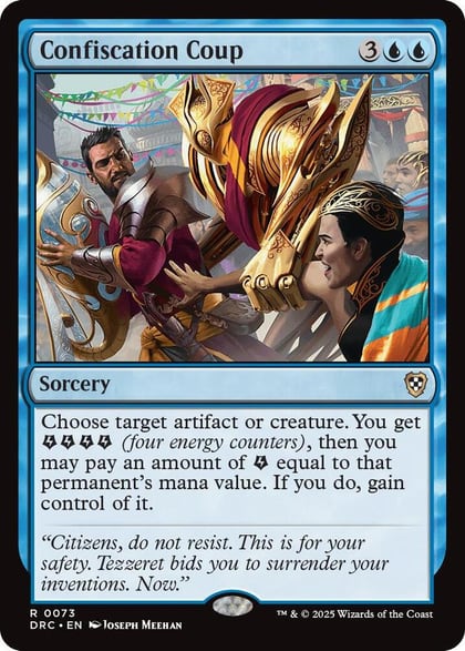 Confiscation Coup, Commander: Aetherdrift 73