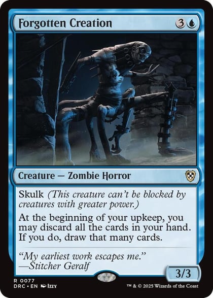 Forgotten Creation, Commander: Aetherdrift 77
