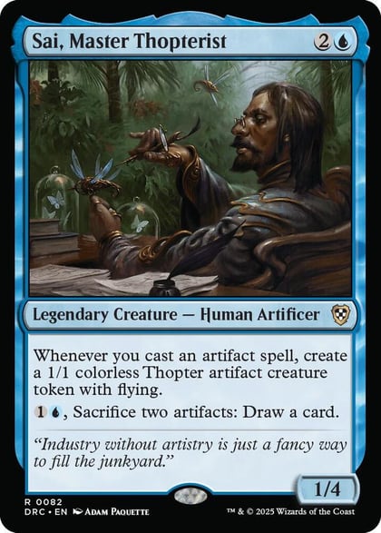 Sai, Master Thopterist, Commander: Aetherdrift 82