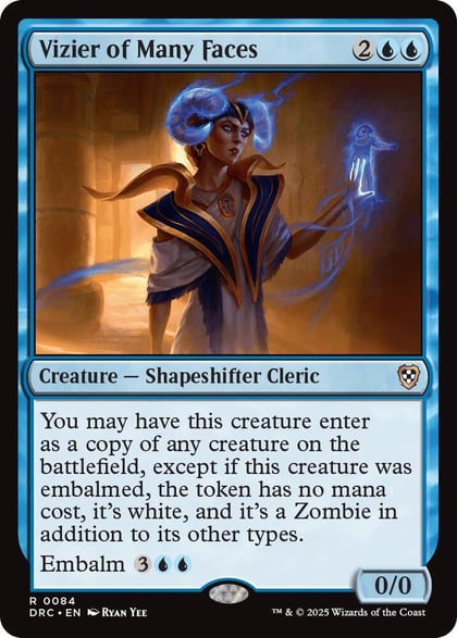 Vizier of Many Faces, Commander: Aetherdrift 84