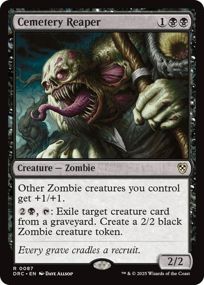 Cemetery Reaper, Commander: Aetherdrift 87