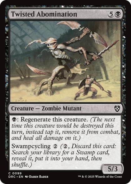 Twisted Abomination, Commander: Aetherdrift 99