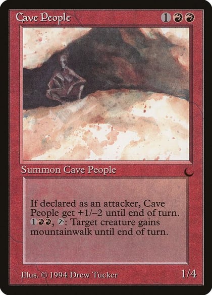 Cave People, The Dark #3493