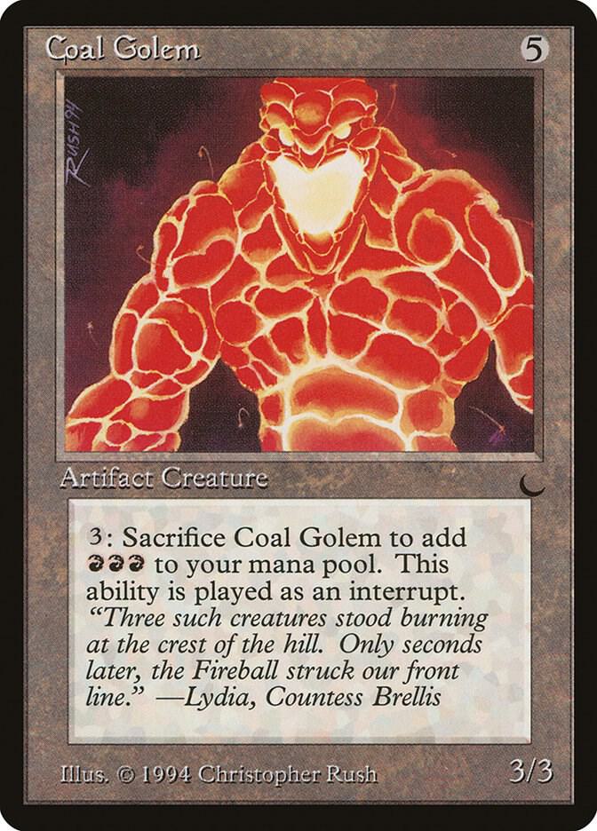 Coal Golem, The Dark #3496