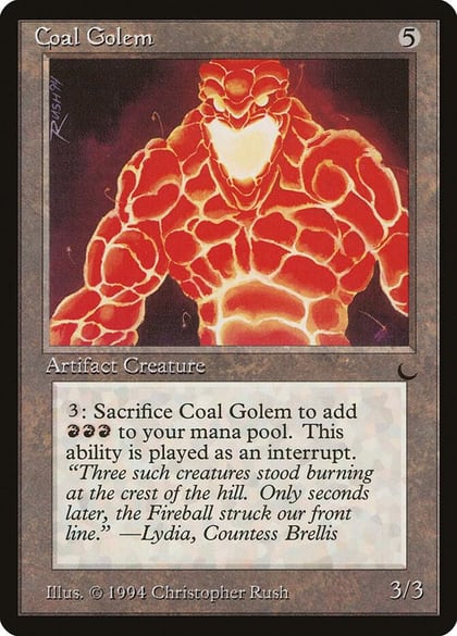 Coal Golem, The Dark #3496